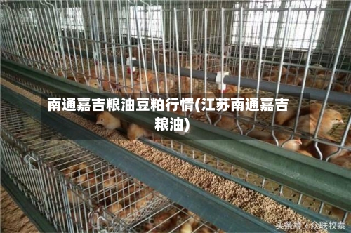 南通嘉吉粮油豆粕行情(江苏南通嘉吉粮油)